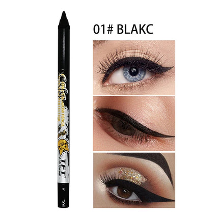 Pearlescent Matte Long-lasting Eye Liner Pencil Waterproof High Pigment Smooth Eyeliner Gel Pencil Women Eye Makeup Cosmetic