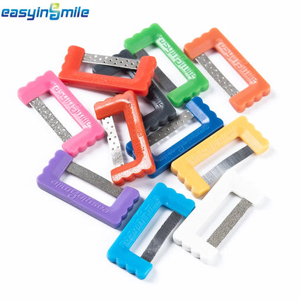 Easyinsmile IPR Orthodontics Stripping Dental Kit Interproximal Reduction Strips Polish Tooth Enamel Reduce Serrated Saw