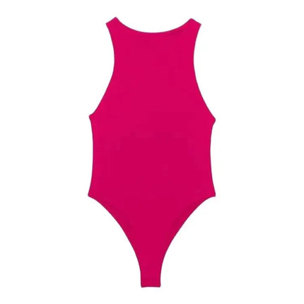 Women Fashion With Halter Neck Skinny Bodysuit Sexy Sleeveless Snap-button Female Playsuits Mujer