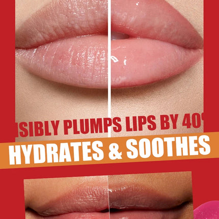 MLSMILE Duck Lip Plump Lip Oil Moisturizing Lip Gloss Mirror Water nature long-lasting Gloss Gloss Pearl Lip Glaze Set