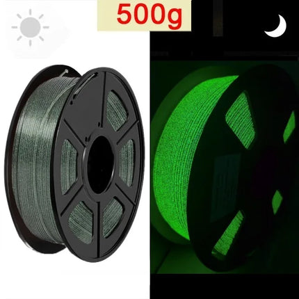 Glow In The Dark Filament PLA 1.75mm 1kg 500g 250g 3D Printer Material Luminous PLA Filament Starry Sky Blue Green High Speed