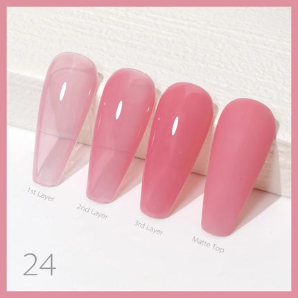 9ml CANNI Nail Gel Polish HEMA FREE TPO FREE French Nail Design Rubber Base Gel Builder Nail Gel In Bottle Semi Permanent Gel