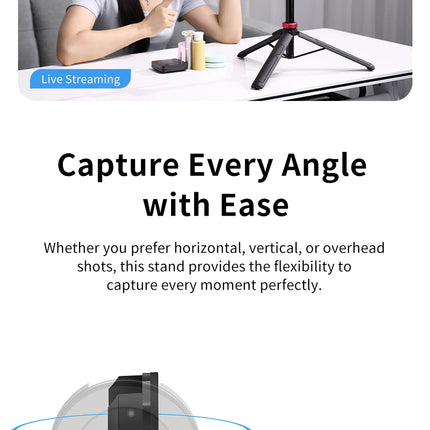 Ulanzi MT-84 Magnetic Tripod Portable Selfie for iPhone 15 14 13 Pro Pro Max for Live Streaming Vlogging