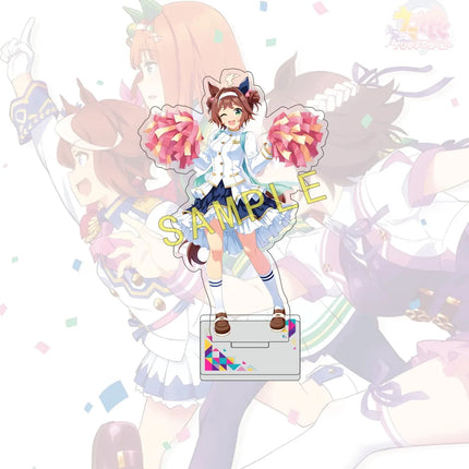 Anime Umamusume 15CM Acrylic Standee Character Special Kitasan Cute Model Decorative Desk Item Gift for Fans Keychain