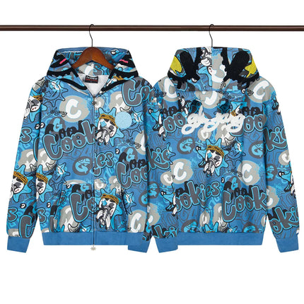 Glo Gang The Glory Full Zip Hoodie Camouflage Cardigan Men Women 1:1 Best Quality Oversize Hooded