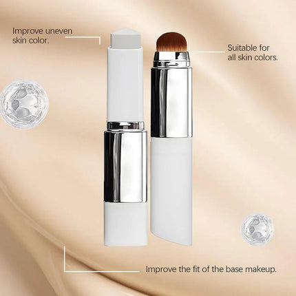 Color-changing Foundation Stick Blanca Foundation Korean Makeup Base High Coverage Concealer Natural Nude 2IN1 Foundation Stick