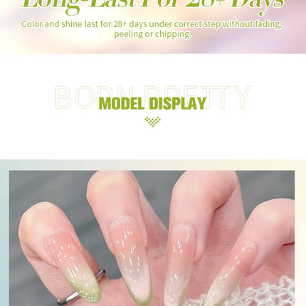 BORN PRETTY 10ml Blueberry Cat Magnetic Gel Nail Polish Summer Fruit Series Green Blue Purple Gel Nails Supplies Manicure