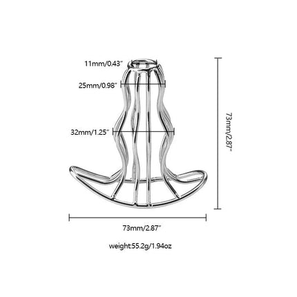 Hollow Metal Anal Plug Sex Toy Stainless Steel Vagina Speculum Anus Extender Dilator for Men Women Butt Plug Prostate Massage