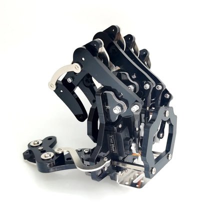 5 Dof Robot Hand with Base Humanoid Robotic Finger Bionic Assembled Mechanical Manipulator Claw for Arduino Programmable Robot