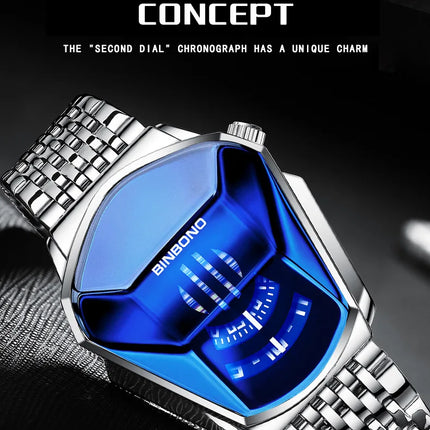BINBOND New Casual Unique Digital Clock Men Luxury Watch Automatic Watches Mens Gold Fashion Quartz Wristwatches Montre Homme 01