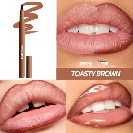 Velvet Brown Lip Liner Pencil Nude Matte Waterproof Non-stick Cup Cherry Red Lip Liner Lip Contour Pen Lipstick Makeup For Woman