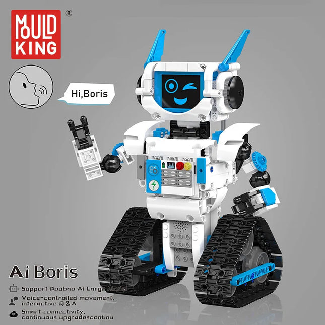 Ai Boris Ai Rc Robot Building Block Assembly Model Voice Interactive Dialogue Intelligent Programmable Toy Gift For Boys