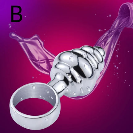 Exotic Accessories Metal Anal Plug With Pull Ring Adult Sex Products Anus Dilator Ass Stuff Tail Bdsm Erotic Games Novel Toys