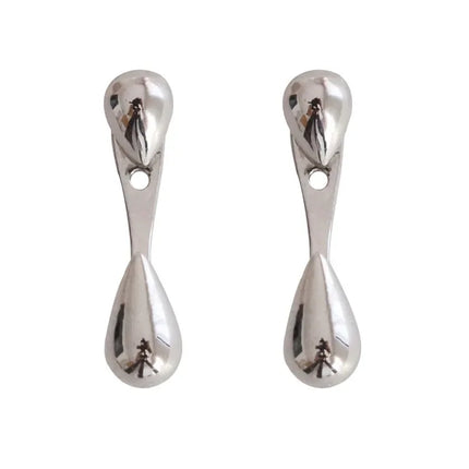 Simple Style Fashion Water Drop Earrings for Women Irregular Geometry Claw Stud Earrings Luxury Korean Female Summer Jewelry