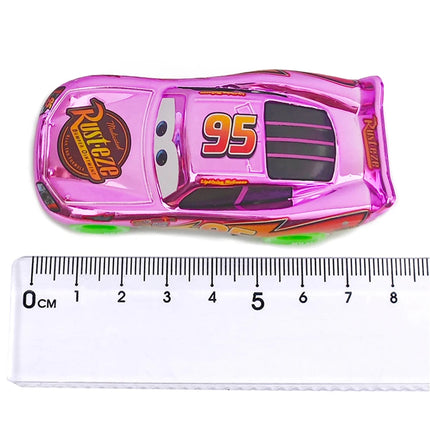 Disney Pixar Cars 95 Pink Lightning McQueen Cartoon Model Car 1:55 Metal Die Casting Racing Toys Children's Toys Birthday Gifts