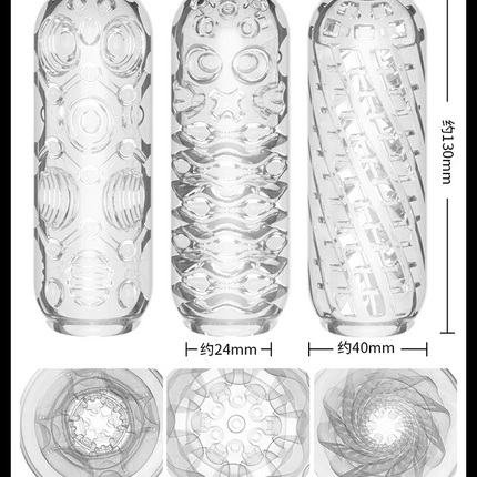 Transparent Male Masturbate Cup Penis Sex Toys for Men Endurance Exercise Soft Pussy Aircraft Cup Artificial Vagina Cock Sleeve