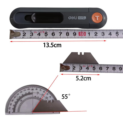 Deli Rotating Art Knife Handmade Paper Cutting Knife Express unboxing Art Student Dedicated Mini Multi functional Utility Knife