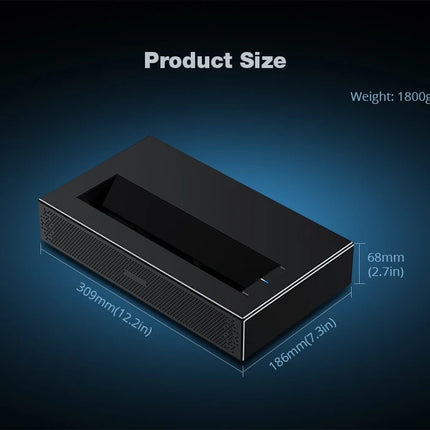 Full HD1080P Laser DLP UST Proyector Support 4K 1100ANSI Android11 Home Video Ultra Short Throw Projector BT5.2&WIFI6 Auto Focus