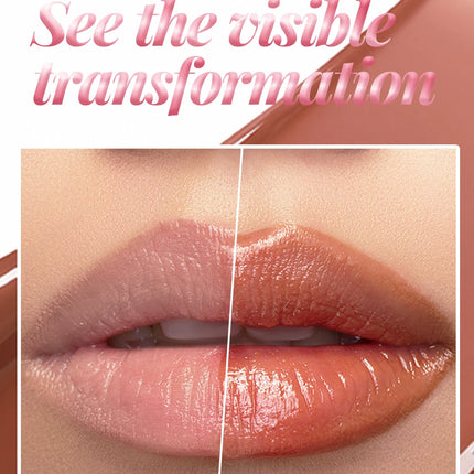 6 Colors Crystal Glossy Lipstick - Moisturizing Tinted Lip Balm,  Shimmer, Transparent Tube, Long-Lasting Hydration,
