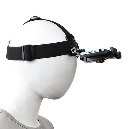 Head-Mounted Headband Bracket Adjustable Live Broadcast Mobile Phone Holder First-person Perspective Fixed Bracket Gift