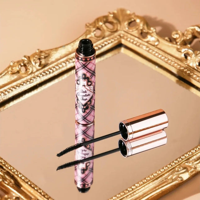 Flower Knows Chocolate Shop Mascara Black Brown Makeup With Fibre Brush Lengthening  Perfectly Defined Lashes 3.5ml