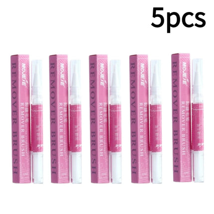 1/2/3/4/5pcs Eyelash Extensions Glue Remover Pen Non-irritating Quick Drying Adhesive Transparent Gel Remover Pen