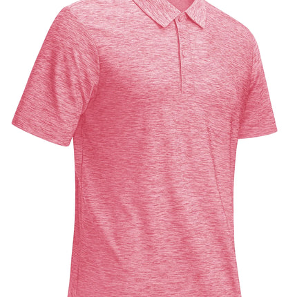 TACVASEN Mens Summer Casual Polo Lightweight Dry Fit Golf Shirts Moisture Wicking Sports Polo Shirt Workout Tees Work Shirts
