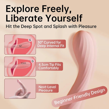 G Spot Vibrator for Women Nipple Clitoris Stimulator Massager Anal Dildo Wand Vagina Masturbator Sex Toys for Adult