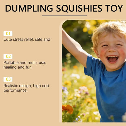 Reusable Desk Fidget Squeeze Toy Relaxation Gift Realistic Crystal Steamer Bun Slow Rising Squishy Toy Soft Dumpling Stress Ball