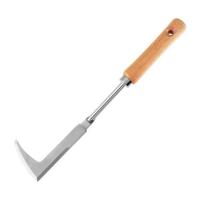 Heavy-Duty Carbon Steel Hand Shovel With Ergonomic Grip - Manual Weeding Tool For Road Cracks & Gardens 30CM