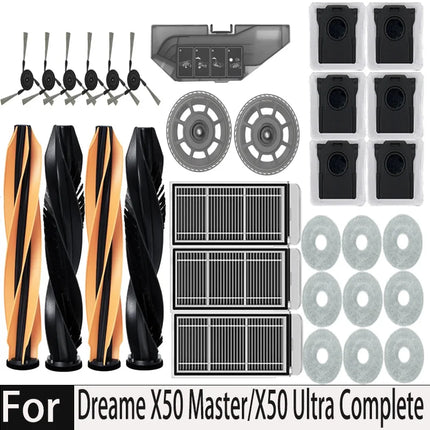 DreameX50 Master / X50 Ultra Complete /  X50S Pro Ultra / L50 Pro Ultra / L40S Pro Ultra / Mova V50 Ultra  roller parts, sid