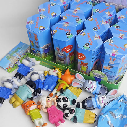Hot Cartoon Angel Blind Box Zootopia Doll Figuren Unboxing Fun Car Interior Decoration Ornament Birthday Christmas Doll Gift