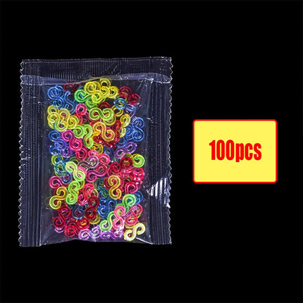 600Pcs Refill New Loom Rubber Bands Bracelet for Kids Hair Rubber Loom Bands Make Woven Colorful Necklace DIY Toy Children Gift