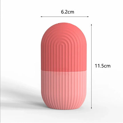 Silicone Ice Face Roller Beauty Lifting Ice Ball Face Massager Contouring Eye Roller Facial Treatment Reduce Acne Skin Care