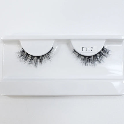 Natural Mink Lashes High Quality Fashion Classic Soft Full Strip Lashes Makeup 12mm Short Mink Eyelashes