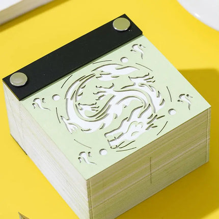 3D Notepad Cute Bunny 3D Memo Pad Animal Sticky Note Art Notes Block Office Accessories Birthday Gifts For Kids Friends