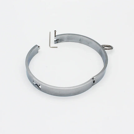 Manyjoy Metal Steel Bondage Cuffs Collar Handcuff Ankle Wrist Cuff Shackl Slave Sex  Restraint Necklace Sex Toys for Couple 18+