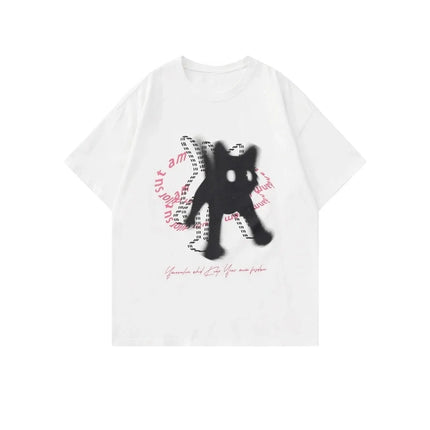 Kittens Avatar Blouse Women's T-shirt Female Y2k Clothes Girls Kawaii Tops House Pet Print Streetwear Cute Cat Graphic Clothing