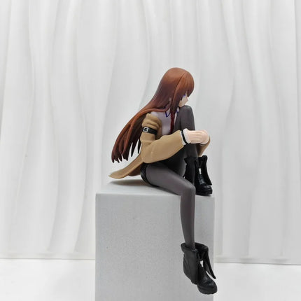 Anime Figure Kurisu Makise Steins Gate Pvc Noodle Stopper Collectible Model Desktop Car Decor Home Display For Anime Collectors