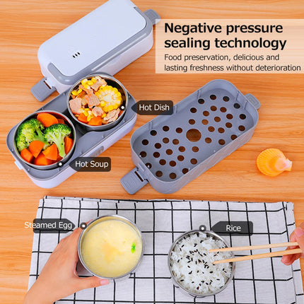 Electric Lunch Box Pluggable Heating Insulation Office Workers Portable Hot Vegetable Cooking Bento Lunch Box