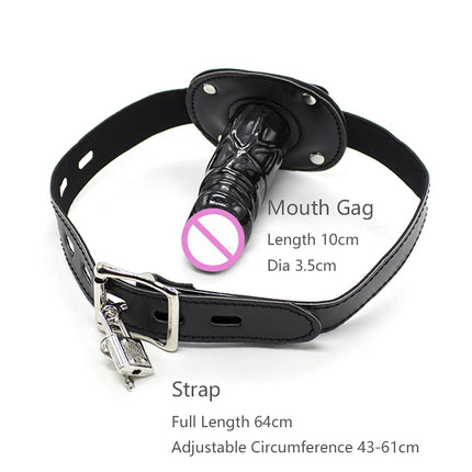 Open Mouth Gag Silicone Ball Dildo Restraint Fetish Flirting BDSM Bondage Sex Toys for Couples Adult Erotic Game Chastity Belt