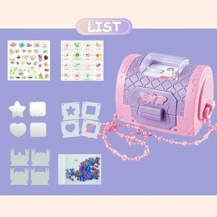 DIY Sticker Maker Toys Diy Creative Handbags Toy for Girls Children's 3D Stickers Machine Early Learning Educational  Party Gift