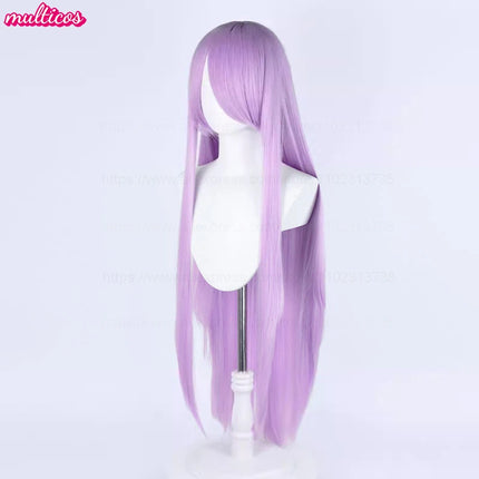 High Quality Anime 100Cm Long Staight Cosplay Wig Black White Red Pink Brown Gold Blue Blonde Purple Heat Resistant Hair Wigs