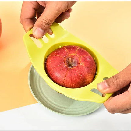 Creative Apple Slicer Divider, Reusable Apple Corer, Stainless Steel Fruit Slicer, Kitchen Gadgets, Kitchen Supplies