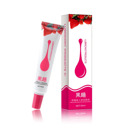50ML Edible Oral Sex Lubricant Fruity Flavor Lubricanting Fluid for Adults Anal Vagina Sex Toys Gel Lube Couple Sexual Products