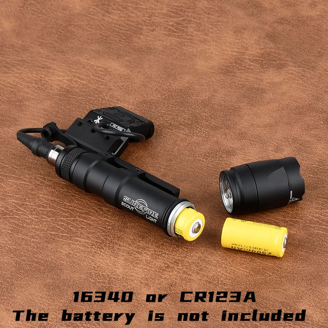 WADSN Airsoft Surefir M600C M600 M300 Tactical Scout Light AR15 Rifle Weapon Flashlight LED Hunting Spotlight SF M300A Gun lamp