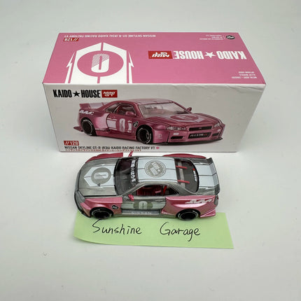 NEW **CHASE** Kaido House 1:64 MINIGT Skyline GTR R34 510 Wagon R33 NSX Diorama Car Model Collection Hidden Items