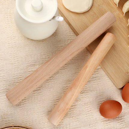 Solid Wood Rolling Pin Noodle Pasta Dumpling Skin Household Rolling Noodle Biscuit Fondant Stick Kitchen Cooking Baking Tool