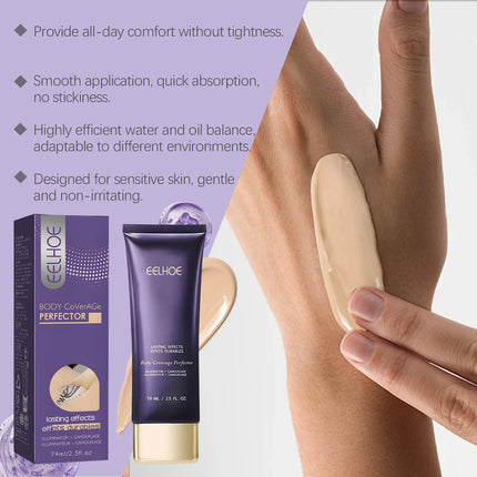 EELHOE Body Concealer Full Coverage Covering Tattoo Sweatproof Waterproof Body Foundation Body Coverage Perfector Makeup
