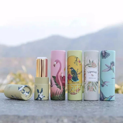 10/30/50/100PCS Empty Eco-friendly Paper Lipstick Tubes 12.1mm DIY Empty Round Lip Balm Tube Packaging Makeup Tool Wholesale
